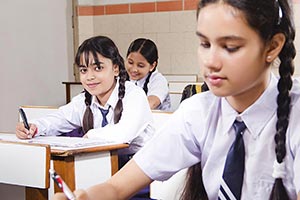 School Students Classroom Studying