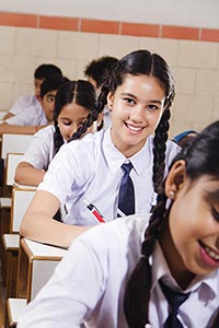 School Students Classroom Studying