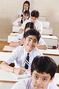 Group Students Classroom Studying