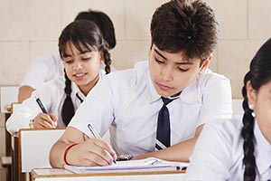 School Students Classroom Studying