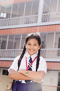 Girl School Student Medal