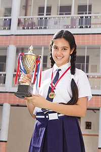 Girl Student Victory Trophy