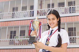 Girl Student Victory Trophy