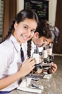 Students Microscope Research Lab