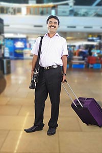 1 Person Only ; 30-40 Years ; Adult Man ; Airport 
