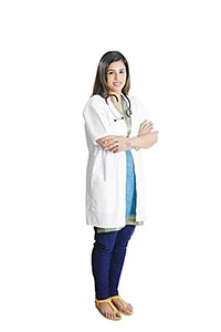 Indian Medical Doctor Woman