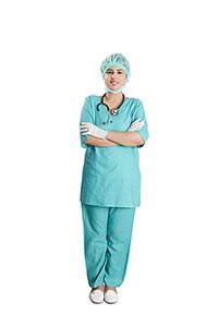 Woman Surgeon Doctor Arms Crossed