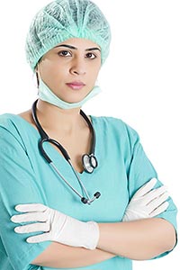 Female Surgeon Doctor Arms Crossed