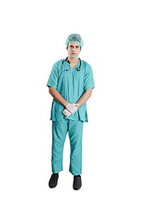 Man Surgeon Doctor Standing