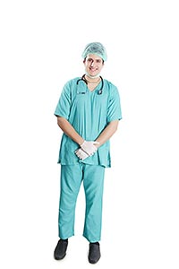 Male Surgeon Doctor Standing