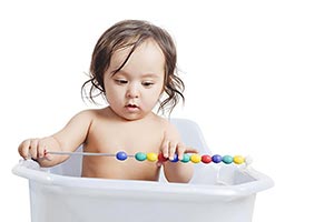 Little Baby Girl Bath Tub