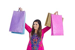Woman Housewife Shopping Bags