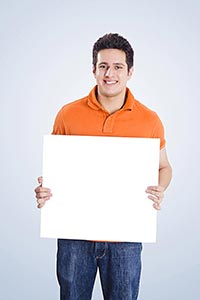 Men Showing White Board