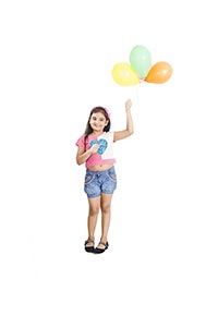 1 Person Only ; Arms Raised ; Balloon ; Birthday ;