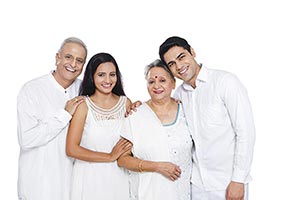 Family Senior Parents Adult Children