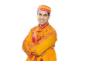 Indian Traditional Gujrati Man Costume