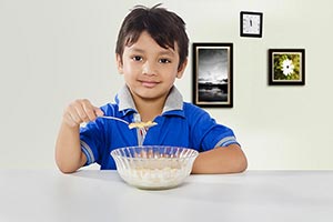 1 Person Only ; At Home ; Bowl ; Boys ; Breakfast 