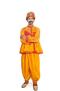 Gujrati Man Standing Arms crossed