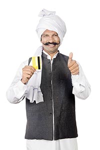 Farmer Sarpanch Credit Card Thumbsup