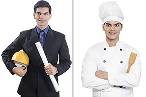 Indian Comparisons Business Man Chef Multiple Pers
