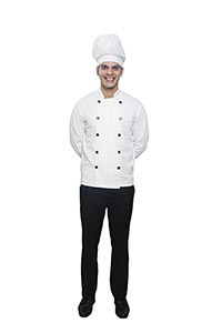 Indian Professional Male Chef Standing
