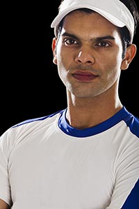 Attitude Indian Sports;Man Tennis Player