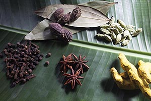 Abundance ; Arranging ; Assortment ; Banana Leaf ;