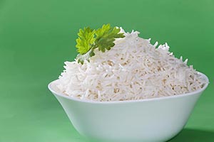 Basmati ; Bowl ; Close-Up ; Color Image ; Colored 