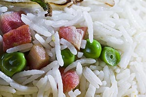 Basmati ; Beans ; Carrot ; Close-Up ; Color Image 