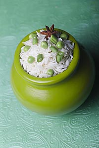 Basmati ; Beans ; Close-Up ; Color Image ; Colored