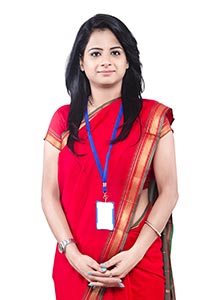 Indian Woman Employee Standing