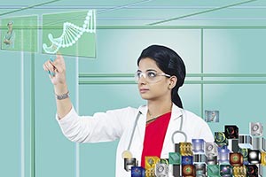 Woman Doctor Laboratory Research