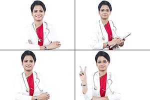 Montage Photo Woman Doctor