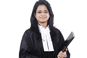 Woman Lawyer Holding File