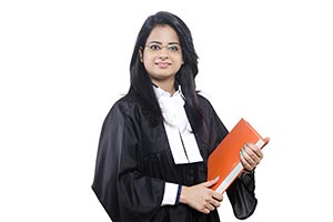 Woman Lawyer Holding Book