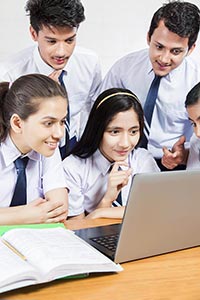 High School Students Laptop