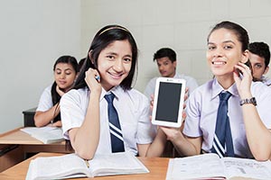 School Girls Friend Tablet Showing