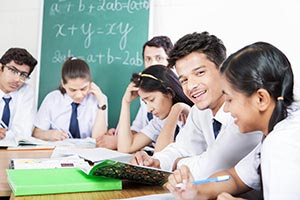 School Students Classroom Studying