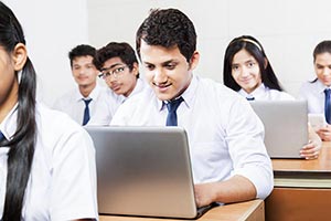 School Students Laptop  E-Learning