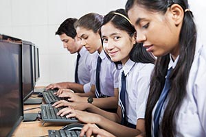 School Students Computer Education
