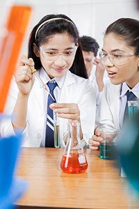 Teenage Students Lab Research
