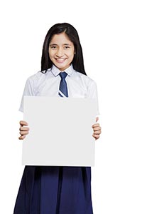 School Girl Student Message Board