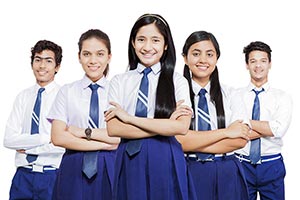 Indian Teenagers School Students