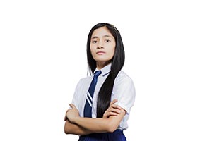 School Girl Student Attitude