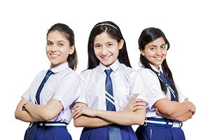 Indian Girls School Students