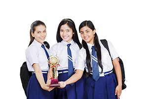 Girls School Students Trophy