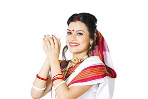 Indian Bengali Woman Worship