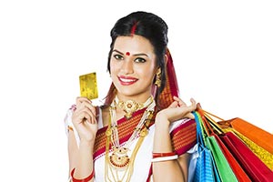 Bengali Woman Credit Card