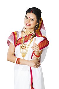 Bengali Woman Traditional Dress