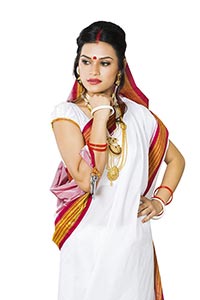 Indian Bengali Woman Traditional